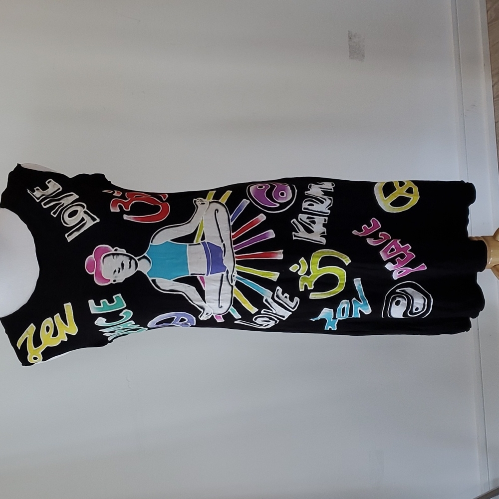 Rock N Karma Peace Love and Karma Black Dress - Size M